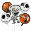 Paquete con 5 Globos para DecoraciÃ³n DÃ­a de Muertos