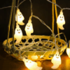Serie Led Fantasmas 1.5 mts, 10 focos ðŸ’¡ BaterÃ­as