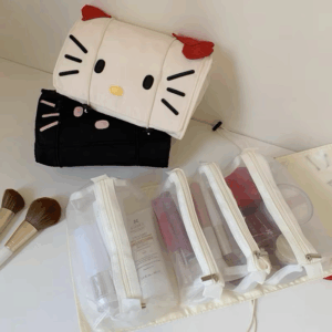 Cosmetiquera plegable Hello Kitty