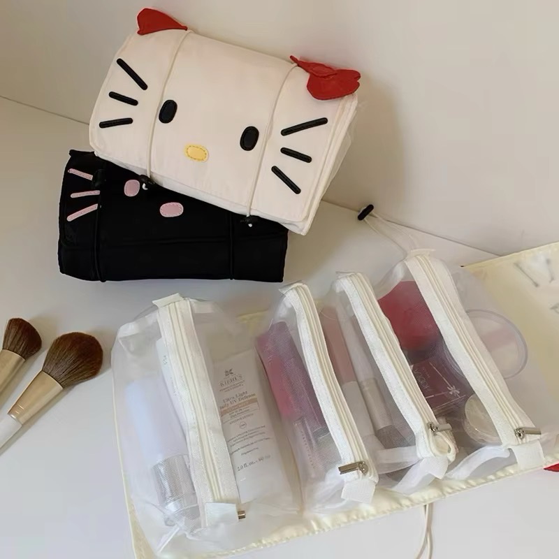 Cosmetiquera plegable Hello Kitty