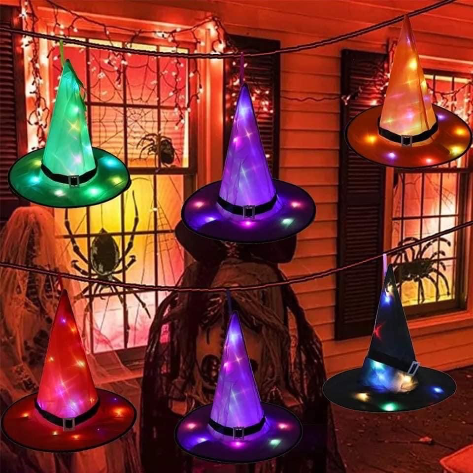 Sombrero de Brujita con luz Led