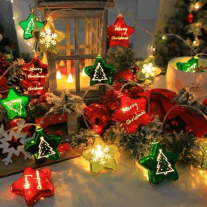 Serie Led Estrellas figuras Navidad 2 metros