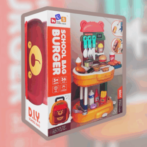 Maleta estuche de juguete 3 en 1 Fast Food