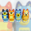 Squeeze Bluey Bingo Bandit Chilli 1 pieza