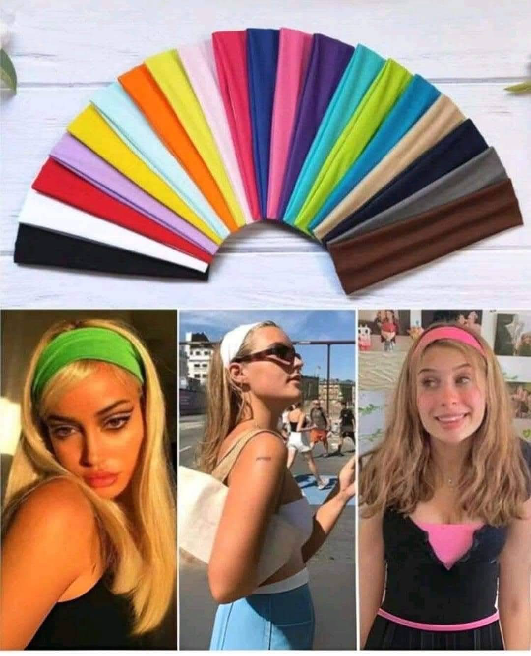 Paquete 24 Bandas elÃ¡sticas para el cabello