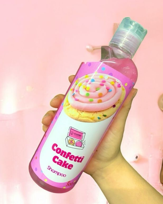 Shampoo confetti cake