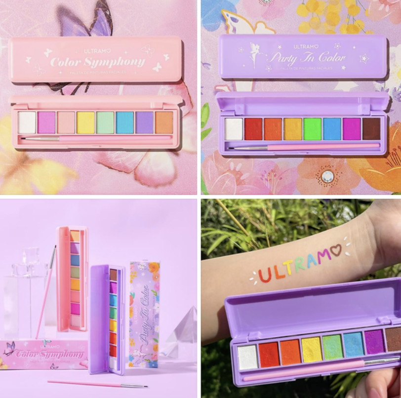 Duo Paleta Delineadores Ultramâ™¡ pequeÃ±as se activan con agua