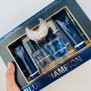 Set perfume caballero Modelo Blue Champion