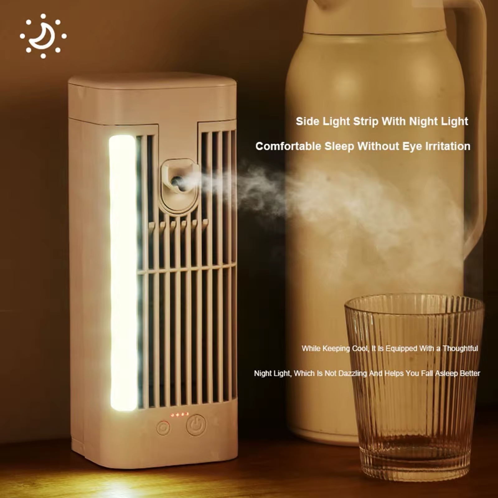 Aire acondicionado con Humidificador y lÃ¡mpara