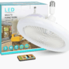 Foco Led Ventilador 3 colores de luz