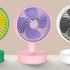 Ventilador de escritorio con base