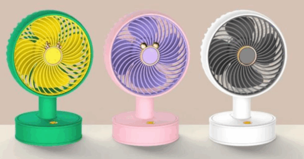 Ventilador de escritorio con base