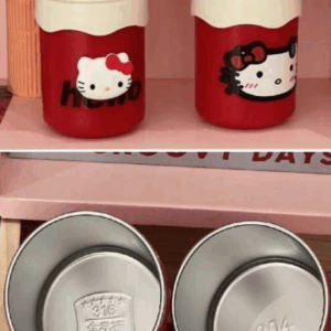 Termo acero Hello Kitty & Kuromi